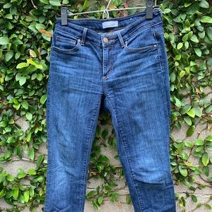 LOFT | 25P Curvy Fit Unfinished Hem Cropped Jeans